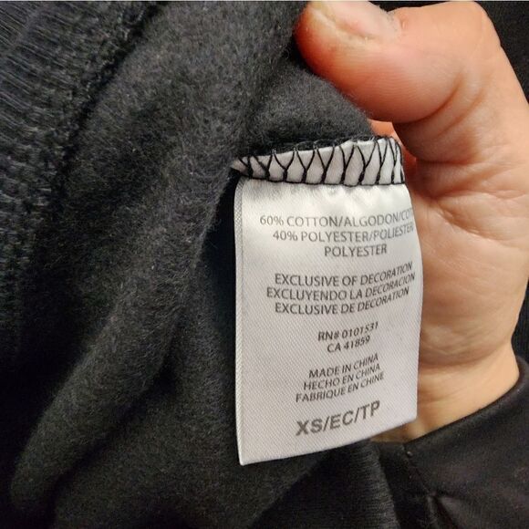 Nwt Boys' Minecraft Holiday Christmas Pullover Sweatshirt - Black XS - Picture 5 of 6